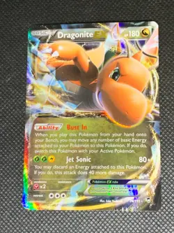 Dragonite EX 74/111 - Furious Fists Pokemon Card - LP - Image 1