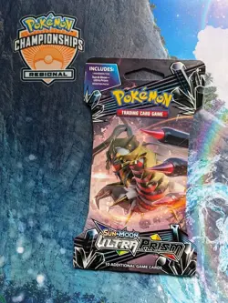 Pokemon Ultra Prism Booster Pack Sleeved Giratina Pokemon Trading Card Game TCG - Image 1