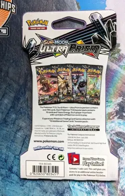 Pokemon Ultra Prism Booster Pack Sleeved Giratina Pokemon Trading Card Game TCG - Image 2