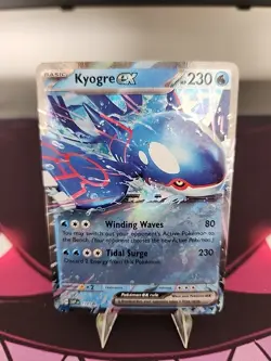 Pokemon TCG Kyogre ex 178 Scarlet & Violet Azure Legends Black Star Promo NM - Image 1