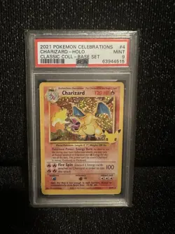 2021 Pokemon SWSH Celebrations Classic Collection Charizard 4/102 PSA 9 - Image 1