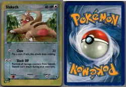 2003 Pokemon, EX Ruby & Sapphire, #45/109 Slakoth, Reverse Holo Uncommon - Image 1