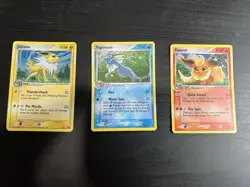 Pokemon Pop Series 3 Holo Flareon 2/17 Holo Jolteon 3/17 Holo Vaporeon 6/17 2006 - Image 1
