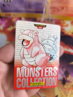 Pokemon Karte Card Monsters Collection Carddass 1996 japanese NM Slowbro Red - Image 2