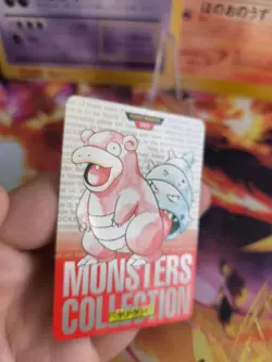 Pokemon Karte Card Monsters Collection Carddass 1996 japanese NM Slowbro Red - Image 3