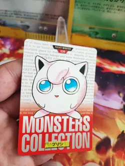 Pokemon Karte Card Pummeluff Jigglypuff Monsters Collection Red Carddass NM- - Image 2
