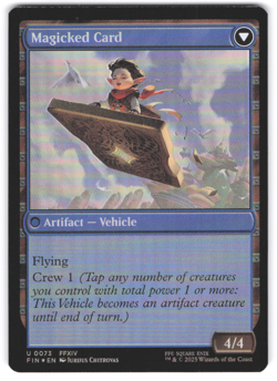 Magic the Gathering Final Fantasy Sidequest: Card Collection Magicked Card Foil - Image 2