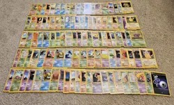 Vintage Pokemon Card Lot Bundle 100+ Cards 1999 Base Set - Pikachu Charmander - Image 1