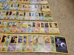 Vintage Pokemon Card Lot Bundle 100+ Cards 1999 Base Set - Pikachu Charmander - Image 4