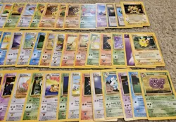 Vintage Pokemon Card Lot Bundle 100+ Cards 1999 Base Set - Pikachu Charmander - Image 5