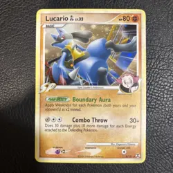 Lucario GL 8/111 Rising Rivals Holo LP Pokemon TCG Nm/lp - Image 1