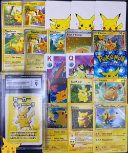 20x Pokemon Cards PIKACHU Lot - Holo Rare Vintage Promo GRADED Stamped TCG - Image 1