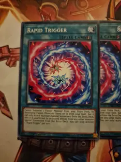 X3 SDRR-EN023 Rapid Trigger 1st Edition YuGiOh Card Playset - Image 2