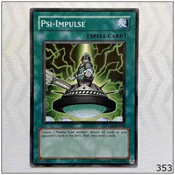 Psi-Impulse - TDGS-EN052 - Common Unlimited Yugioh - Image 1
