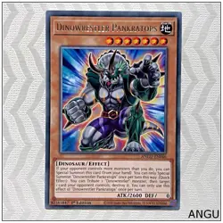 Dinowrestler Pankratops - ANGU-EN046 - Rare 1st Edition Yugioh - Image 1