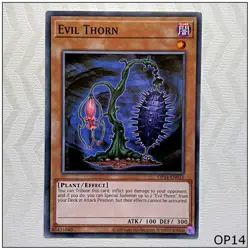 Evil Thorn - OP14-EN015 - Common Yugioh - Image 1