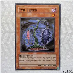 Evil Thorn - RGBT-EN009 - Common Unlimited Yugioh (YC161) - Image 1