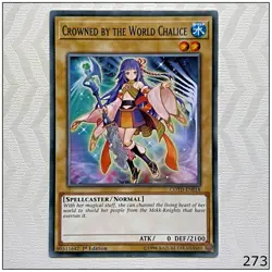 Crowned by the World Chalice - COTD-EN018 - Common 1st Edition Yugioh - Image 1