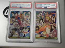 Anime One Piece Luffy Dragonball Son Goku Yu-Gi-Oh! Jump Festa PSA 10 Manga - Image 1