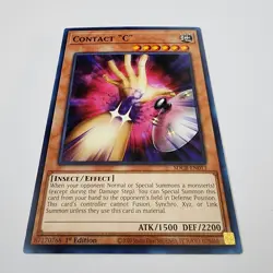 (3x) Contact "C" - SDCB-EN013 - Common - NM - 1st Ed - Yugioh - Image 2
