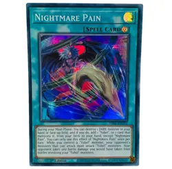 YUGIOH Nightmare Pain PHNI-EN054 Super Rare Card 1st Edition NM - Image 1