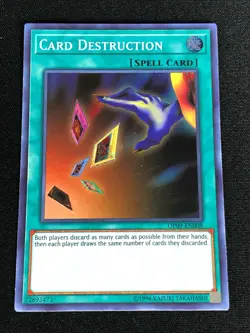 YUGIOH CARD DESTRUCTION OP09-EN008 SUPER - Image 1