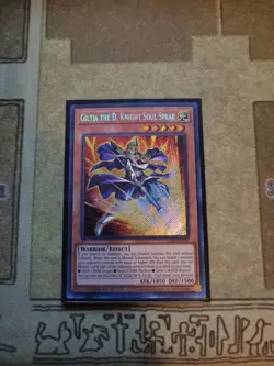 YUGIOH GILTIA THE D. KNIGHT SOUL SPEAR LDS3-EN137 SECRET LIMITED ED NM - Image 1