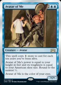 Avatar of Me - Near Mint MTG Unsanctioned - Image 1