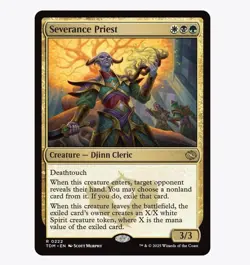 Severance Priest - Tarkir: Dragonstorm (TDM) - MTG Rare #222 | Regular Card - Image 1