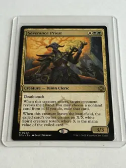 Severance Priest - Tarkir: Dragonstorm (TDM) - MTG Rare #222 | Regular Card - Image 3
