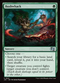 Bushwhack [Foundations Jumpstart] Near Mint MTG - Image 1
