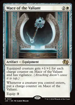 Mace of the Valiant [Foundations Jumpstart] Near Mint MTG - Image 1
