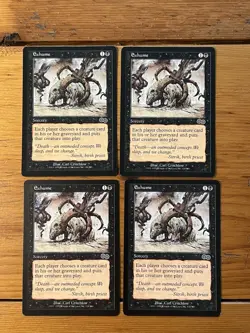 MTG - Magic the Gathering - 4x Exhume x4 - Urza’s Saga - NM - Image 1