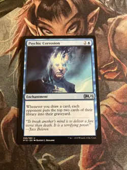 MtG Psychic Corrosion - NM - Core Set 2019 M19 - Image 1