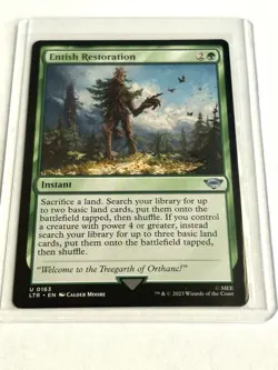Entish Restoration - The Lord of the Rings (LTR) - MTG Uncommon #163 | Regular - Image 3