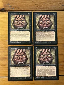 MTG - Magic the Gathering - Necromancy - Visions - x4 - NM - Image 1