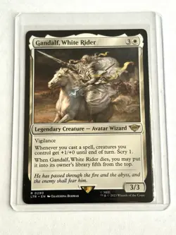 Gandalf, White Rider - The Lord of the Rings (LTR) -MTG Rare #290 | Regular Card - Image 2