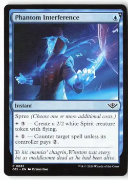 Phantom Interference - Outlaws of Thunder Junction (61) - MTG - Image 1