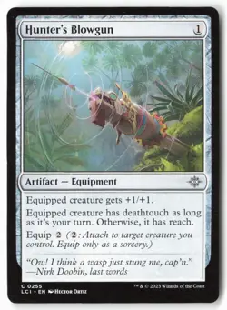 Hunter's Blowgun - The Lost Caverns of Ixalan (255) - MTG - Image 1