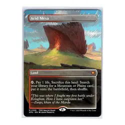 Arid Mesa #109 Regular Mythic Borderless MTG 2025 Special Guests (SPG) (TDM) - Image 1