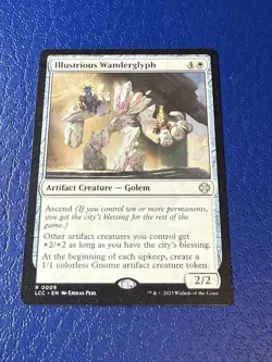 MTG - Illustrious Wanderglyph - #9 - Commander: The Lost Caverns of Ixalan - LP - Image 1