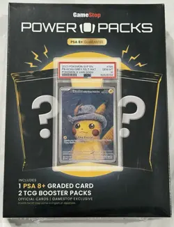 GameStop Power Pack Series 2 Box - PSA Slab & 2 Booster Packs - Pokemon NEW - Image 1