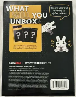 GameStop Power Pack Series 2 Box - PSA Slab & 2 Booster Packs - Pokemon NEW - Image 2