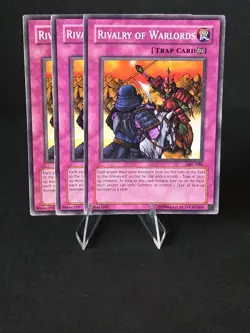 Yugioh Trap Rivalry of Warlords Magician's Force MFC-048 x3 Playset - Image 1