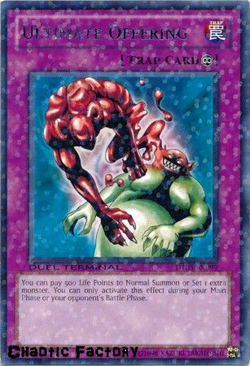 YUGIOH DT03-EN099 Ultimate Offering Duel Terminal Rare Parallel Rare 1st Edition - Image 1