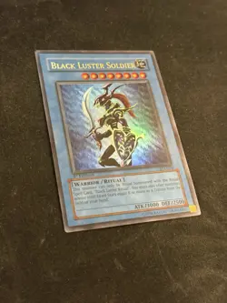 Yugioh Black Luster Soldier 1st Edition SYE-024 Ultra Rare Yugi Evolution LP - Image 2