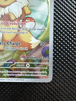 Pokemon TCG Eevee SVP 173 Prismatic Evolutions Stamped Promo Card Near Mint - Image 3