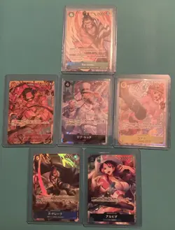 One Piece Card Lot Of 6 Alt Art Cards NM English / Japanese ENG Kin’emon SR - Image 1