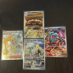 Pokemon TCG Destined Rivals 12 Card Bulk Lot Including 4 Art Rares - Image 1