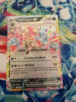 Pokemon TCG Hydreigon EX Double Rare Holo Card 119/191 Surging Sparks - Image 1